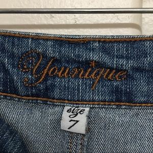 Younique Skirts - Younique Jeans Flared Bottom Skirt Younique Skirts - Younique Jeans Flared Bottom Skirt